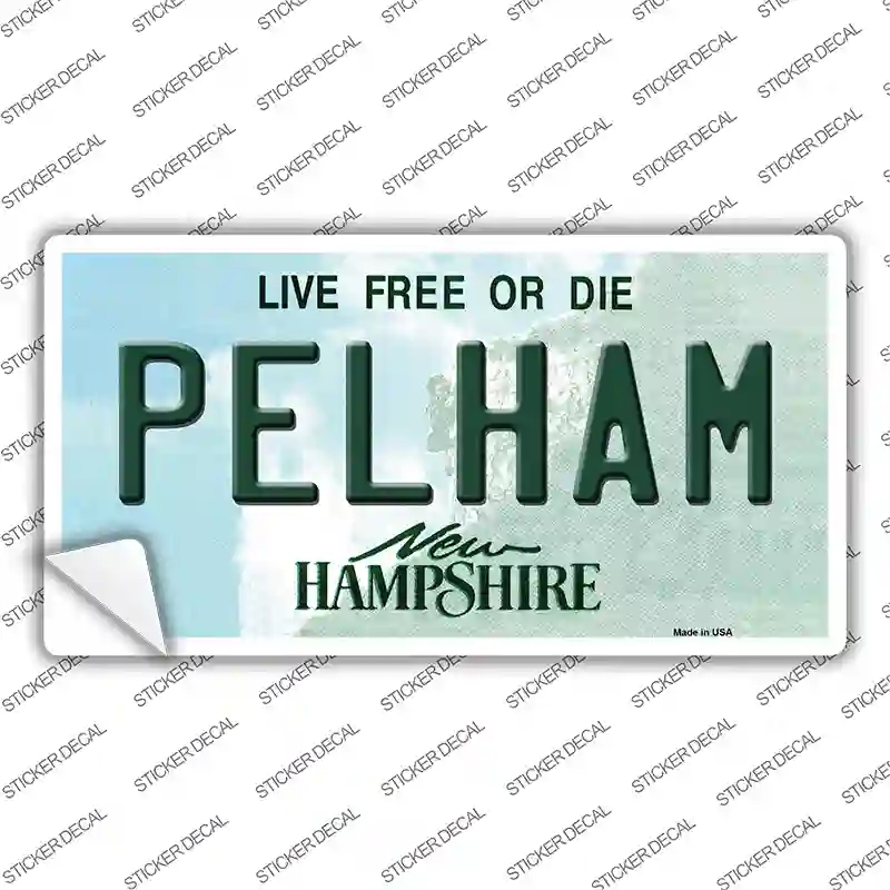 LP-12163s-S Pelham   Hampshire Novelty Sticker Decal, Small