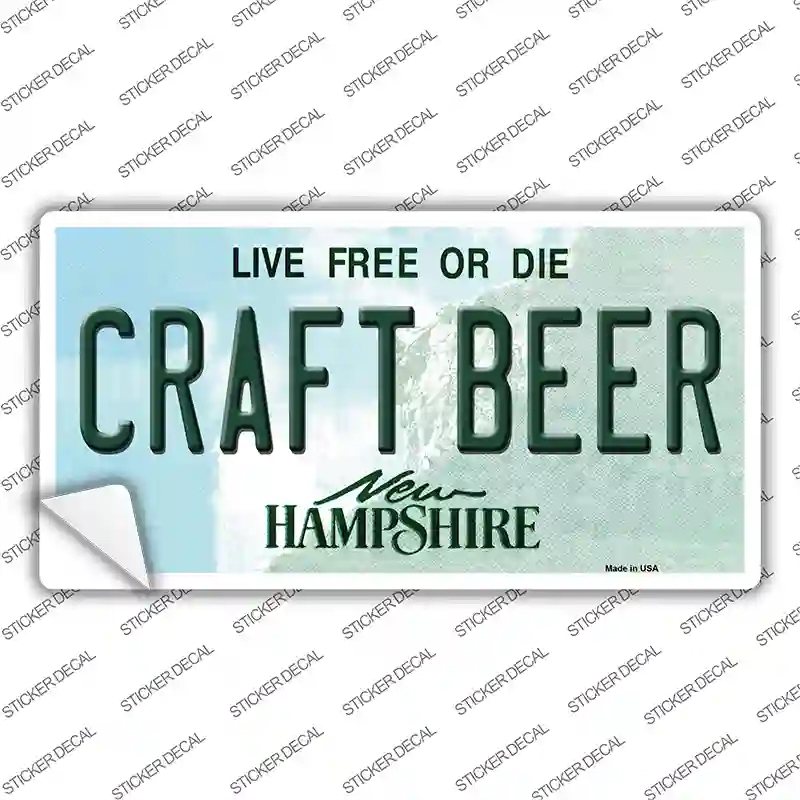 LP-12170s-L Craft Beer   Hampshire Novelty Sticker Decal, Large