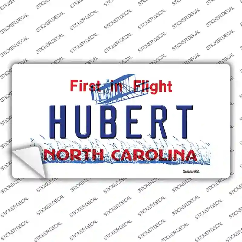 LP-12291s-S North Carolina Hubert Novelty Sticker Decal, Small