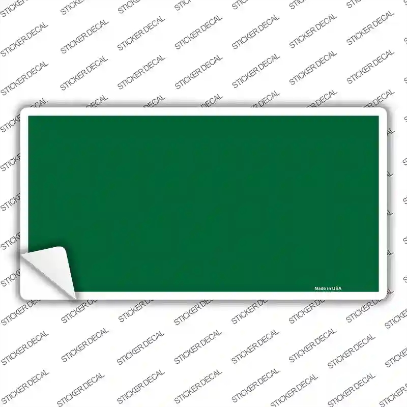 LP-2364s-XL Green Solid Novelty Sticker Decal, Extra Large