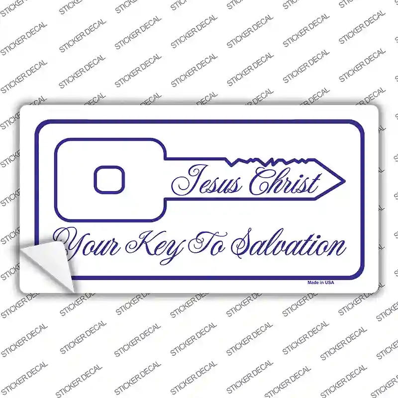 LP-241s-S Your Key to Salvation Novelty Sticker Decal, Small