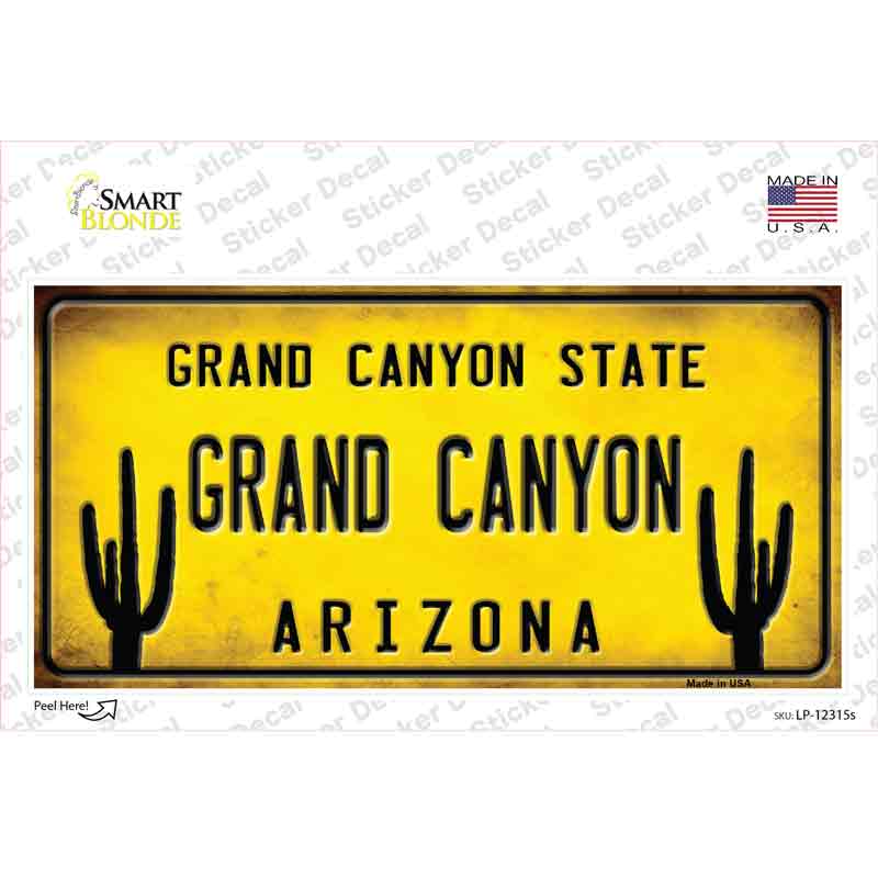 LP-12315s-M Arizona Grand Canyon Novelty Sticker Decal, Medium