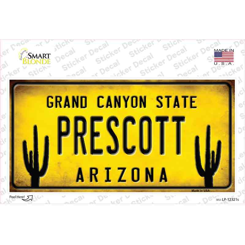 LP-12321s-M Arizona Prescott Novelty Sticker Decal, Medium