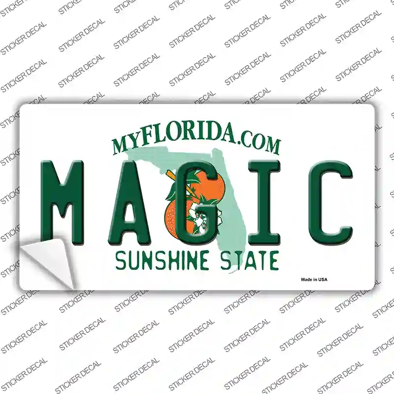 LP-2584s-XL Magic Florida State Novelty Sticker Decal, Extra Large