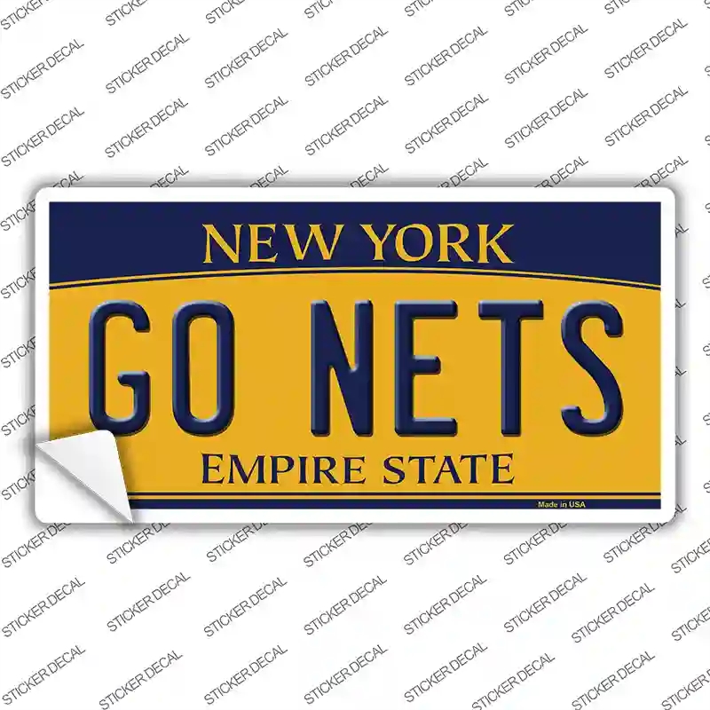 LP-13457s-S Go Nets Novelty Sticker Decal, Small