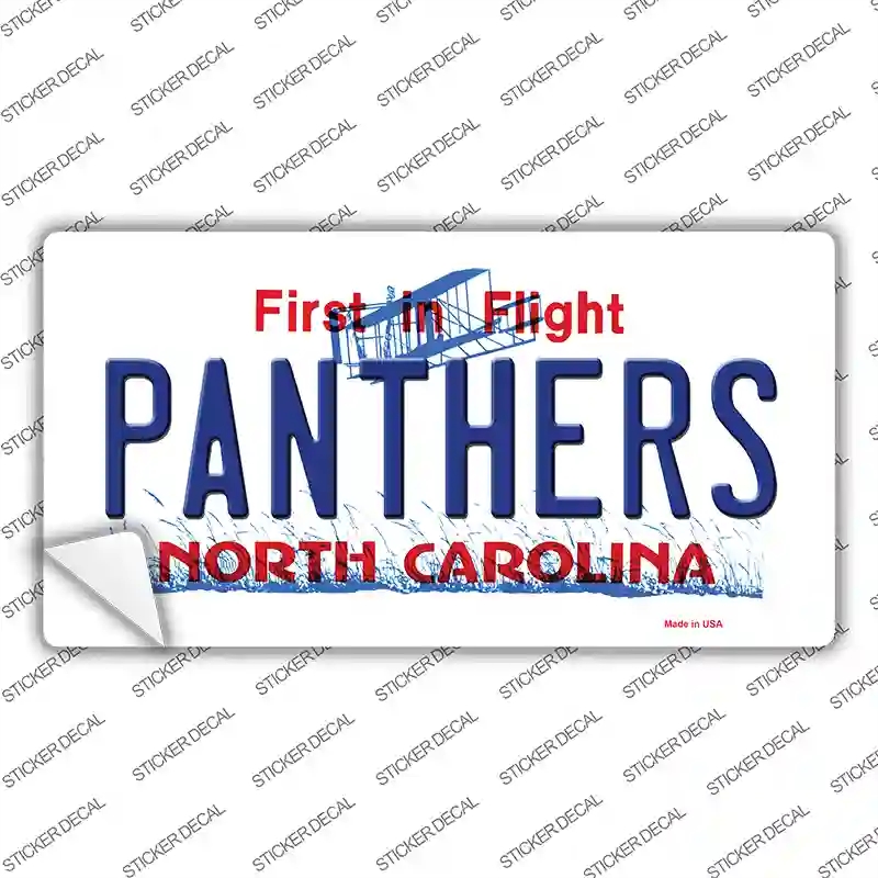 LP-2054s-L Panthers North Carolina State Novelty Sticker Decal, Large