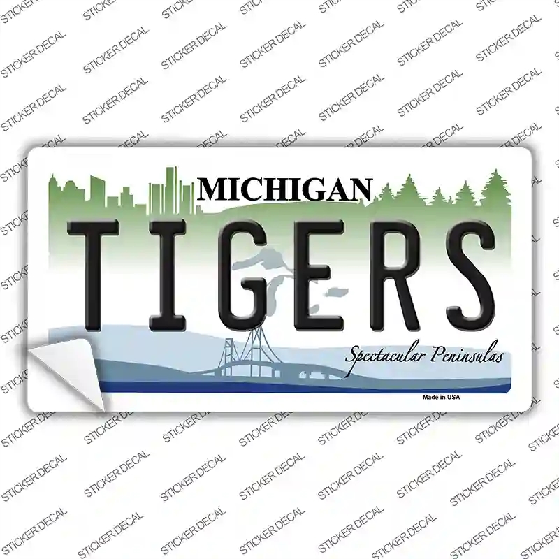 LP-2079s-S Tigers Michigan State Novelty Sticker Decal, Small