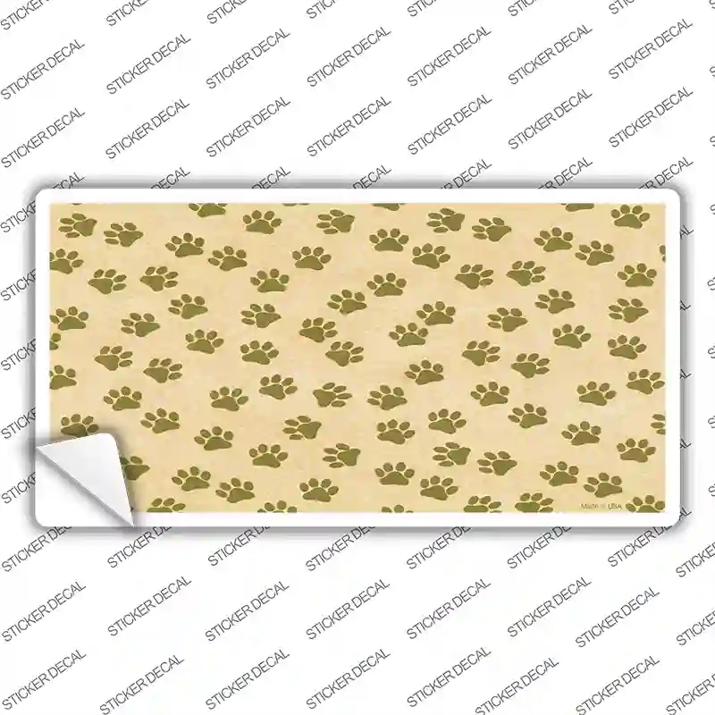 LP-2188s-L Paws Novelty Sticker Decal, Large