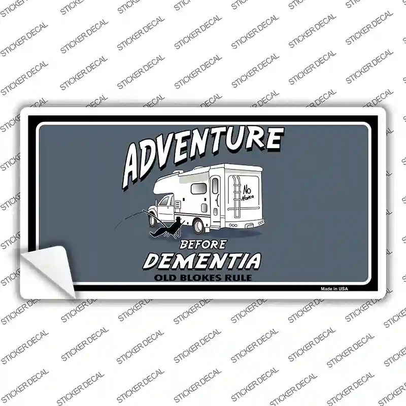 LP-4440s-L Adventure Before Dementia Novelty Sticker Decal, Large