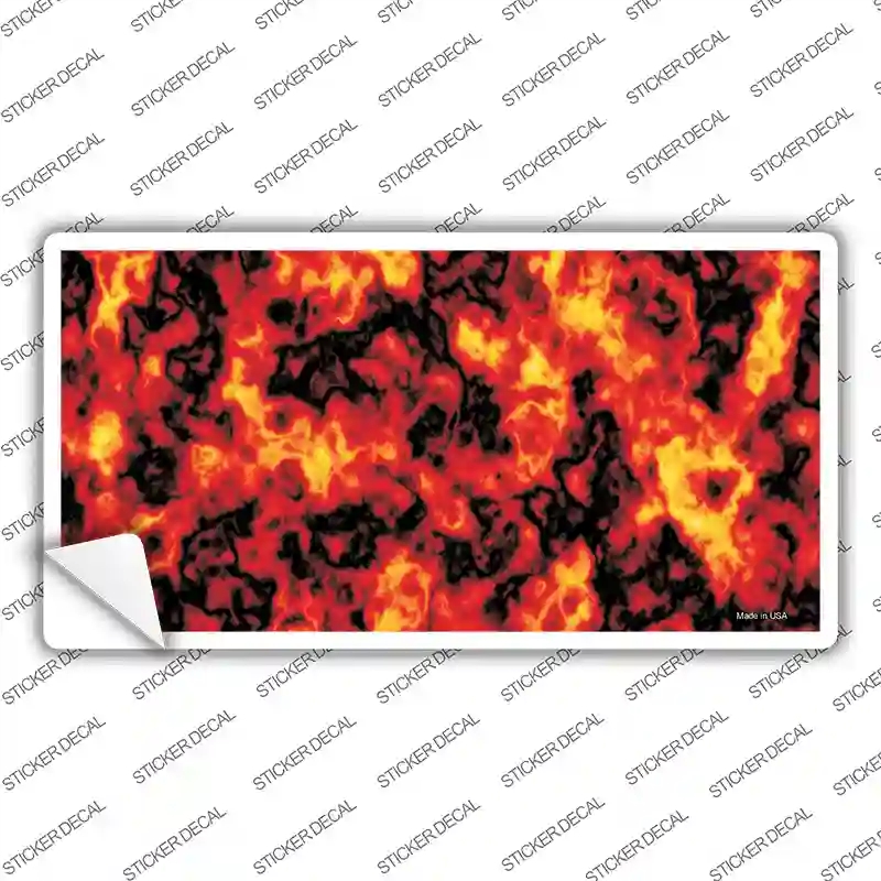 LP-2276s-XL Fire Explosion Novelty Sticker Decal, Extra Large