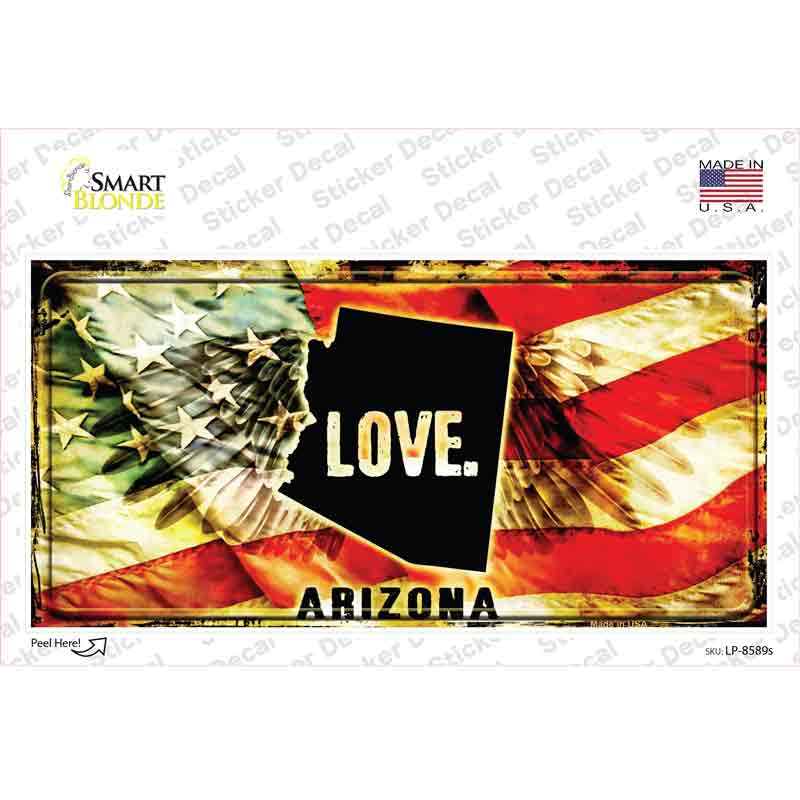LP-8589s-M Arizona Love Novelty Sticker Decal, Medium