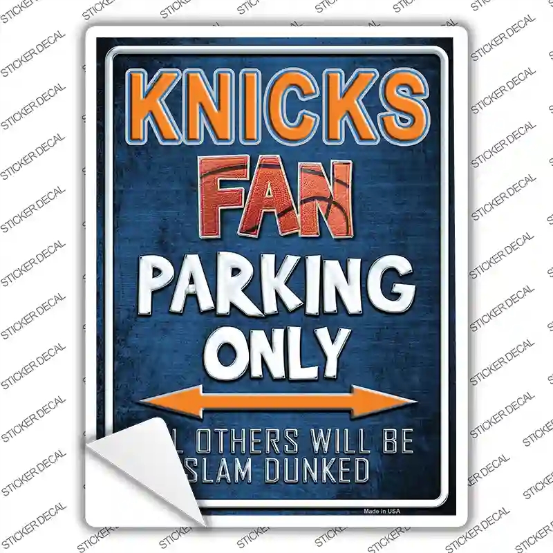 P-252s-S Knicks Novelty Rectangle Sticker Decal, Small