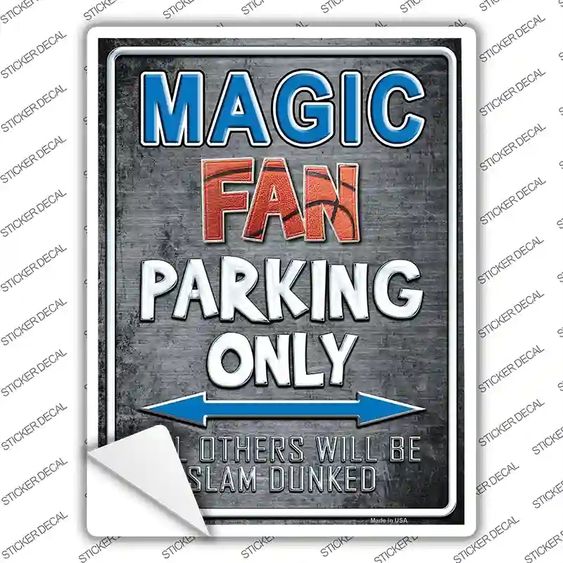 P-254s-XL Magic Novelty Rectangle Sticker Decal, Extra Large
