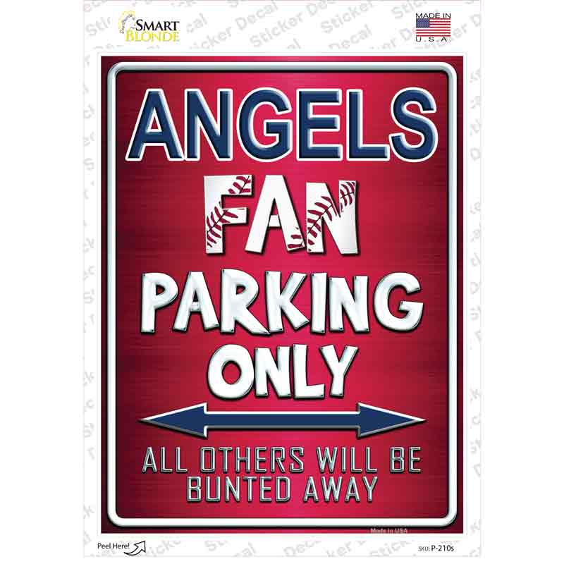 P-210s-M Angels Novelty Rectangle Sticker Decal, Medium