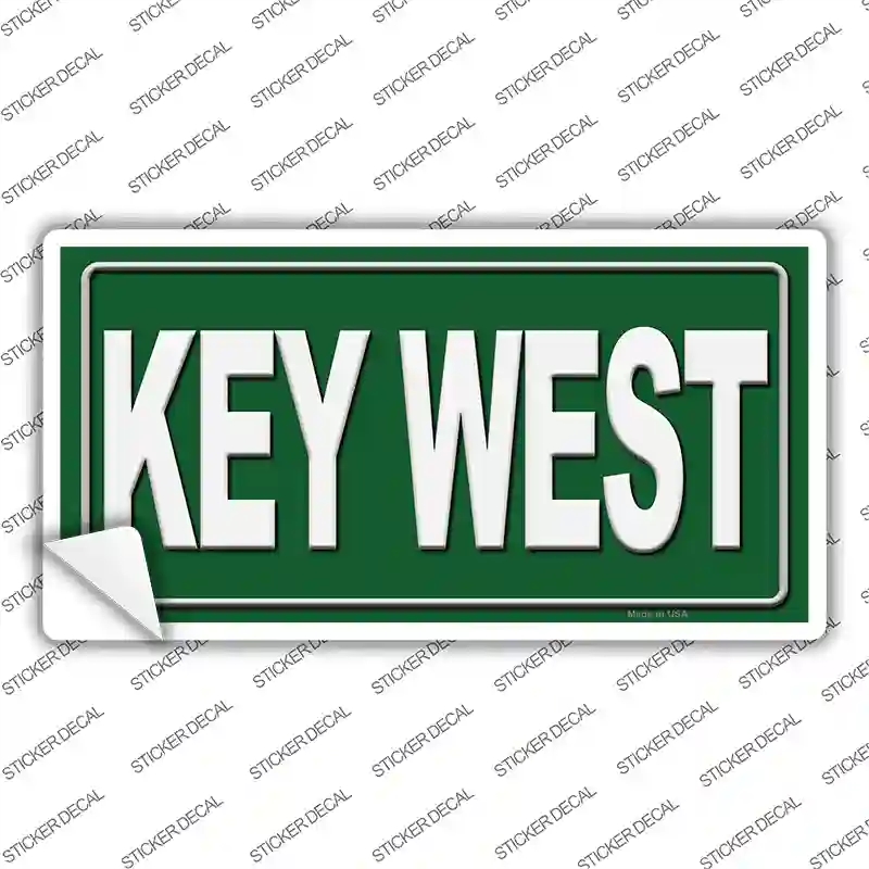 LP-11648s-S Key West Novelty Sticker Decal, Small