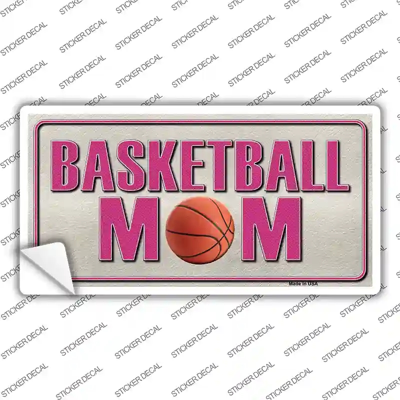 LP-1175s-L Basketball Mom Novelty Sticker Decal, Large