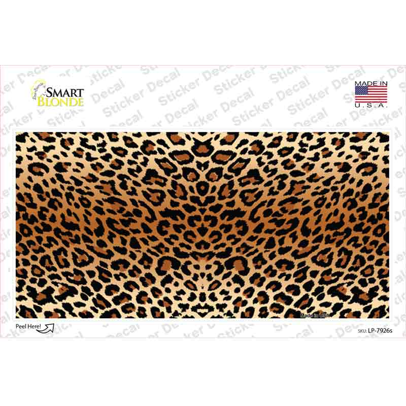 LP-7926s-M Cheetah Novelty Sticker Decal, Medium