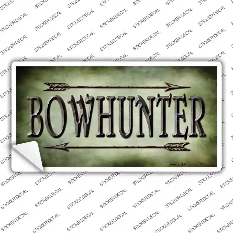LP-8032s-S Bowhunter Novelty Sticker Decal, Small