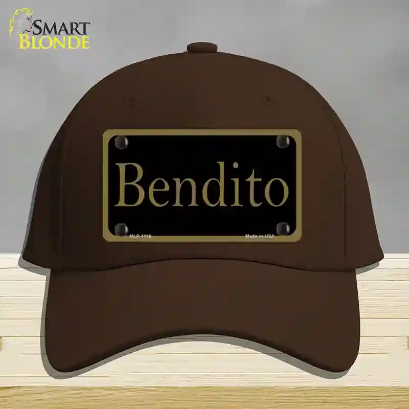HAT24-MLP-1116 Bendito Novelty License Plate Hat, Cotton - Dark Brown