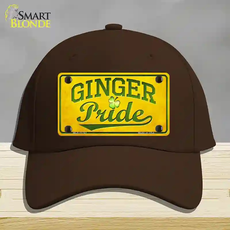 HAT24-MLP-11742 Ginger Pride Novelty License Plate Hat, Cotton - Dark Brown