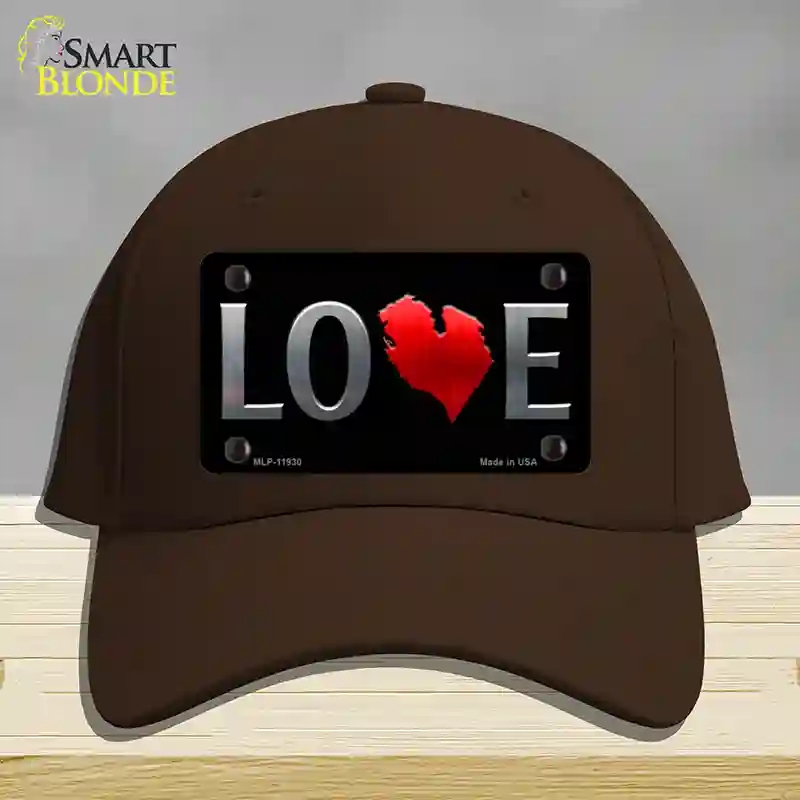 HAT24-MLP-11930 Lower Peninsula Novelty License Plate Hat, Cotton - Dark Brown