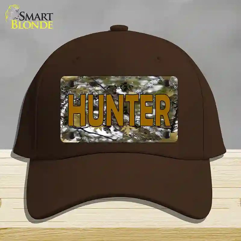 HAT24-MLP-1215 Hunter Camouflage Novelty License Plate Hat, Cotton - Dark Brown