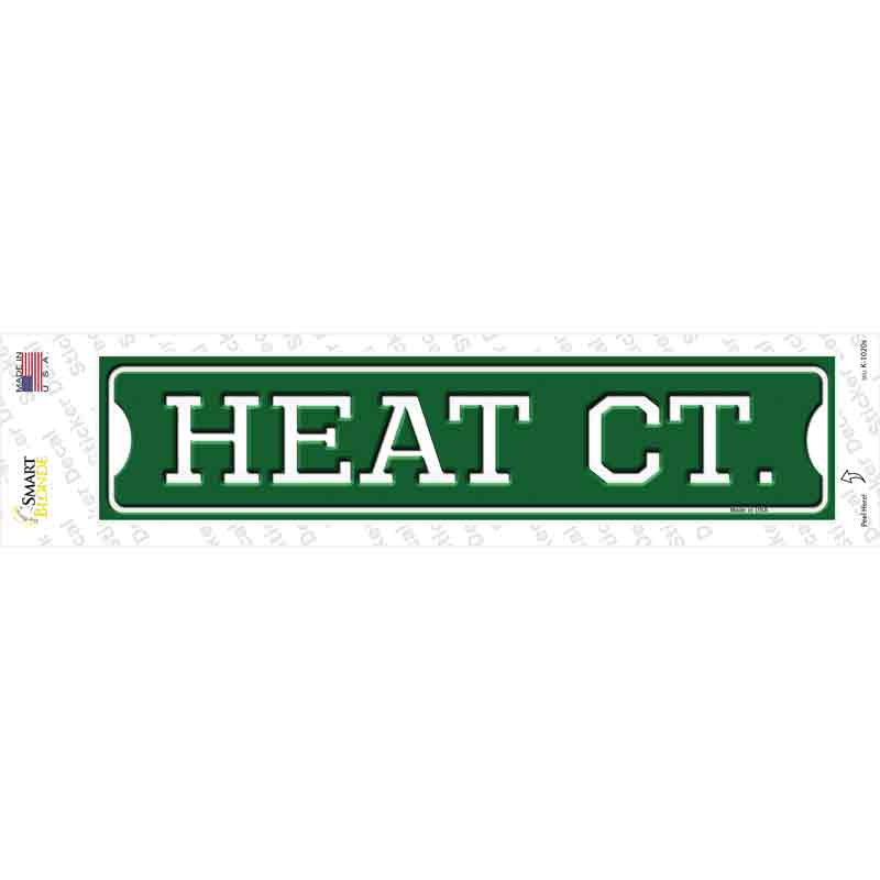 K-1020s-M Heat Ct Novelty Narrow Sticker Decal, Medium