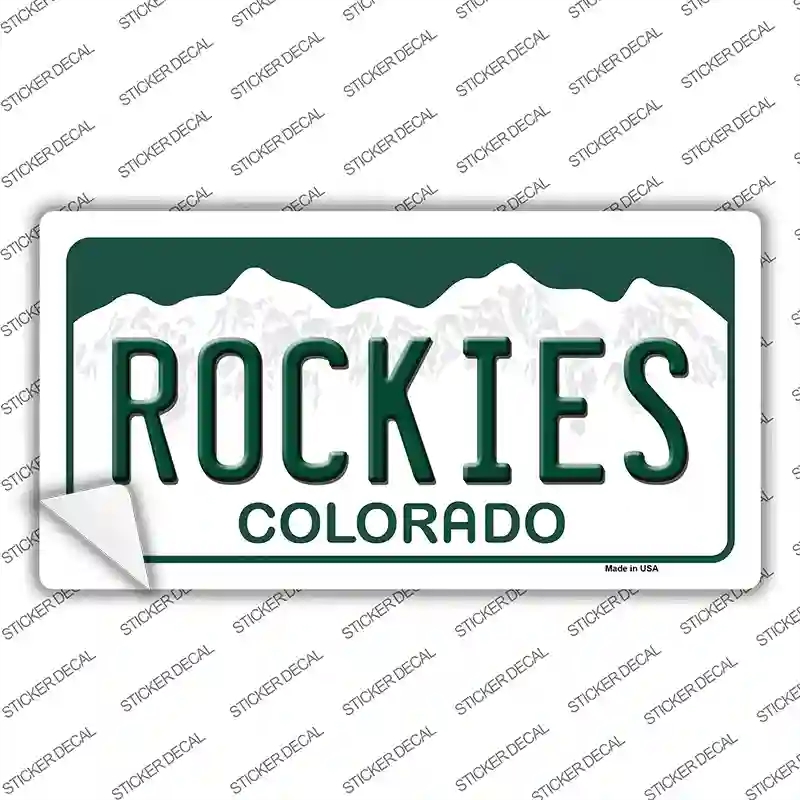 LP-2092s-XL Rockies Colorado State Novelty Sticker Decal, Extra Large