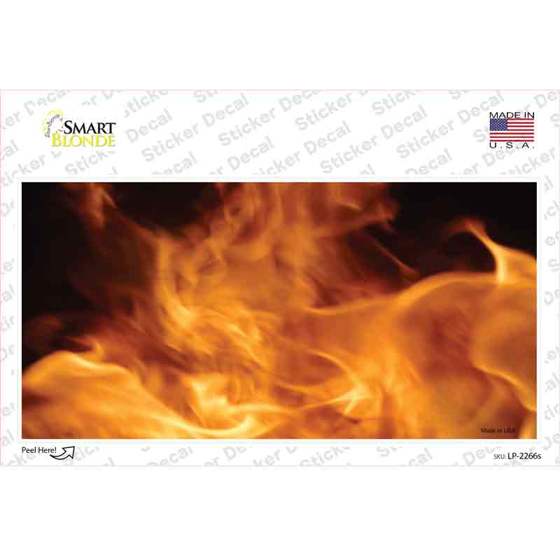 LP-2266s-M True Flame Novelty Sticker Decal, Medium