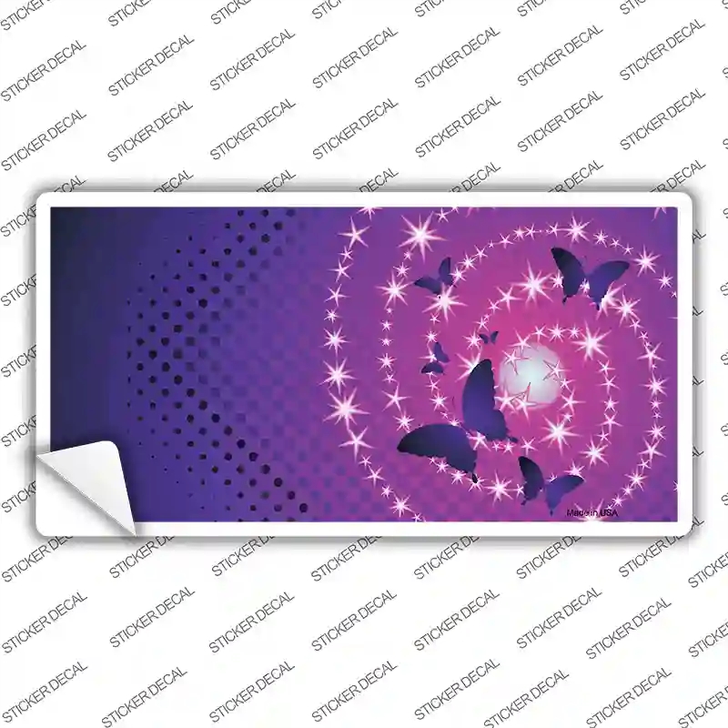 LP-2375s-L Celestial Butterflies Novelty Sticker Decal, Large