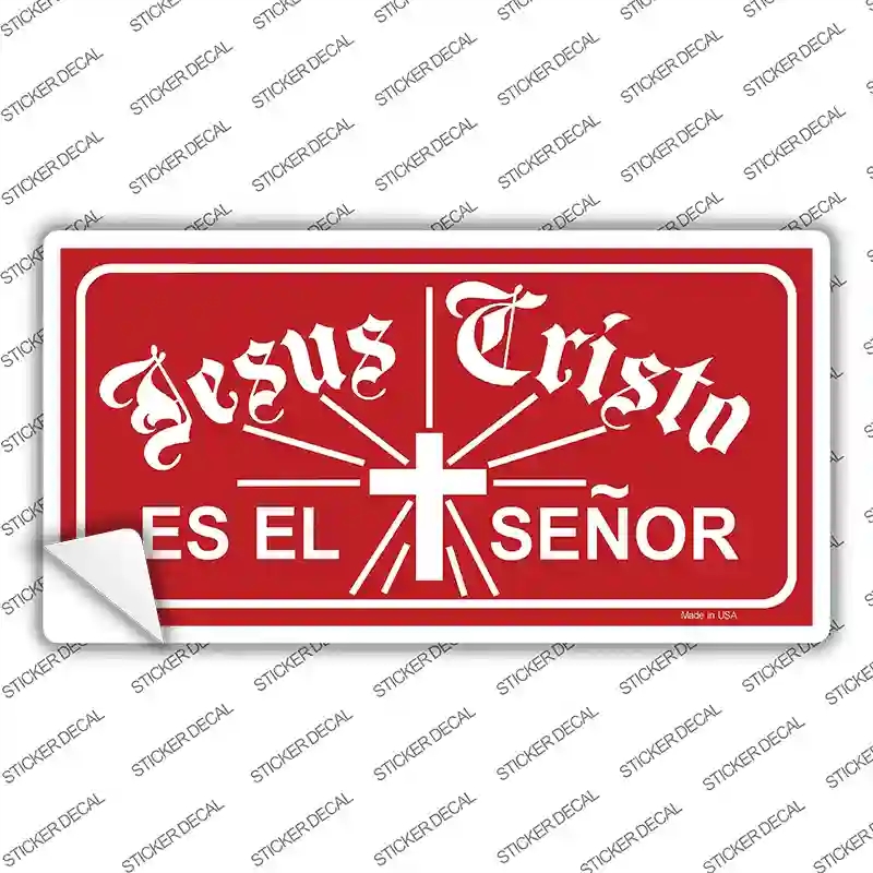 LP-244s-XL Jesus Cristo Vanity Novelty Sticker Decal, Extra Large