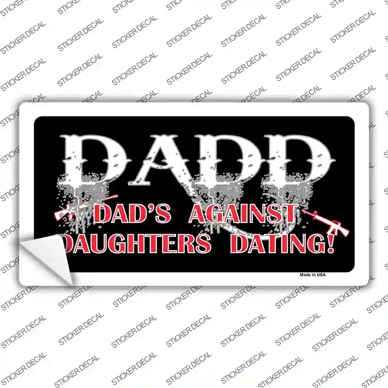 LP-2510s-L Dads Against Daughters Dating Novelty Sticker Decal, Large