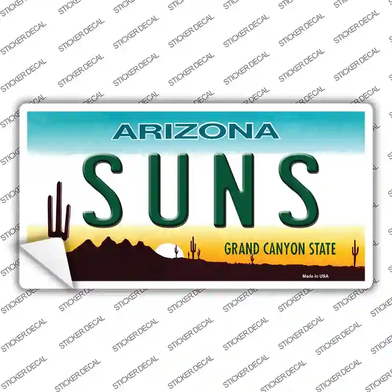 LP-2586s-S Suns Arizona State Novelty Sticker Decal, Small