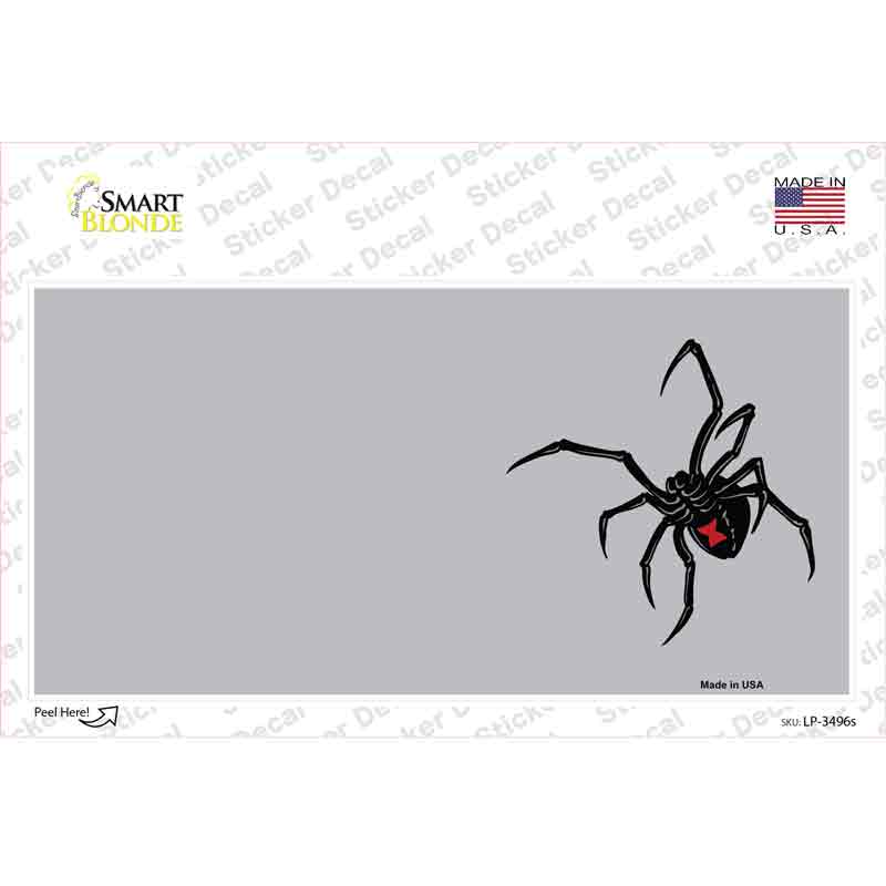 LP-3496s-M Black Widow Offset Novelty Sticker Decal, Medium