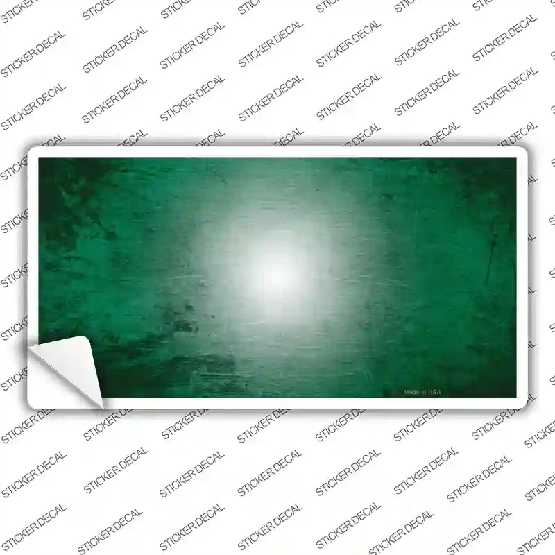 LP-3512s-S Green & White Fade Scratched Novelty Sticker Decal, Small