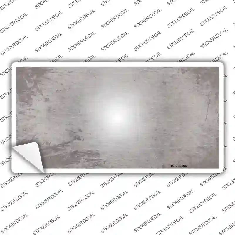 LP-3517s-S Gray & White Fade Scratched Novelty Sticker Decal, Small
