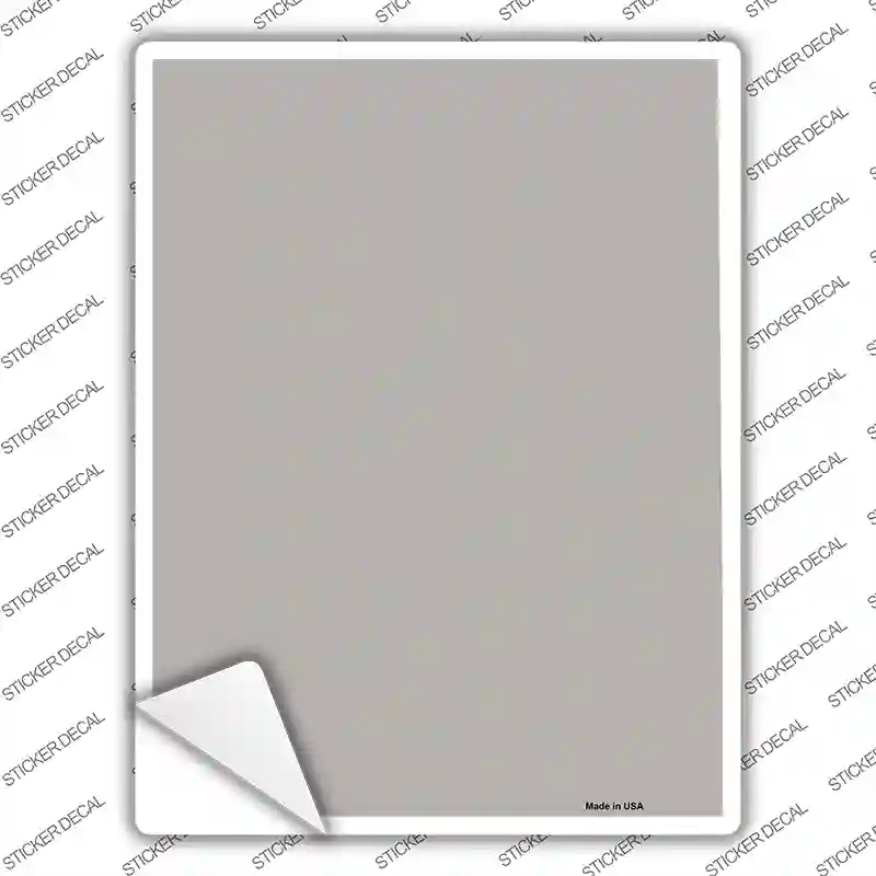 P-1709s-L Tan Blank Novelty Rectangle Sticker Decal, Large