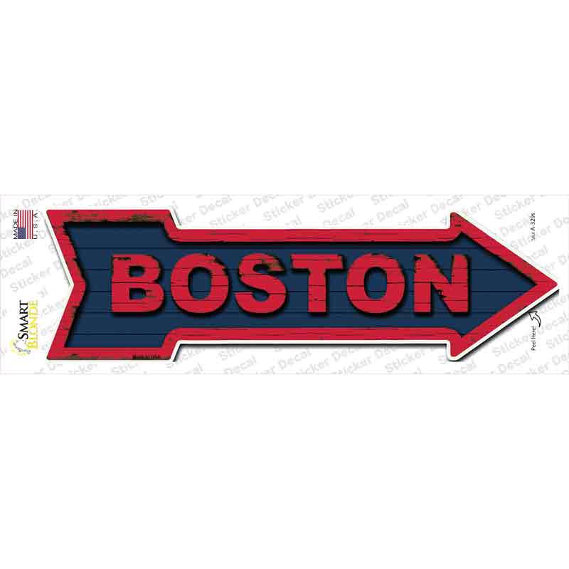 A-329s-M Boston Novelty Arrow Sticker Decal, Medium