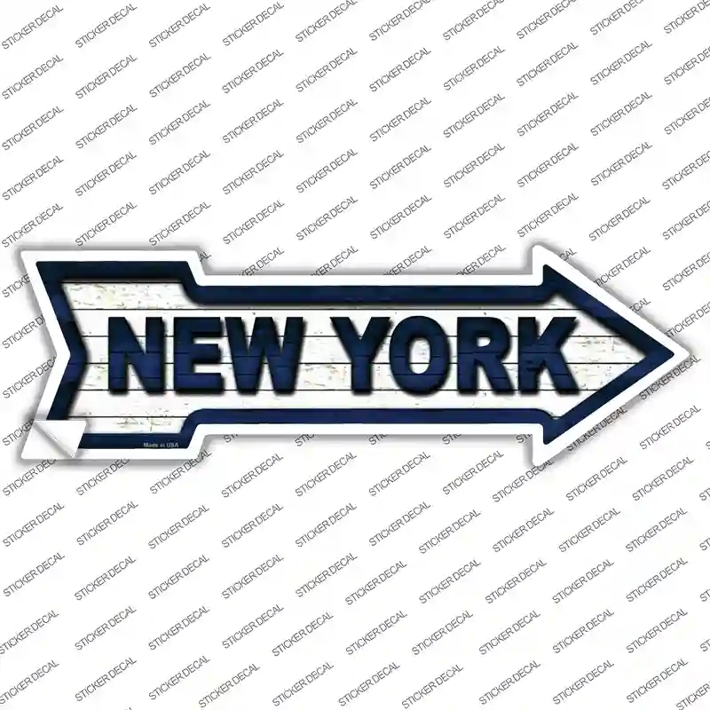 A-336s-L   York Colors Novelty Arrow Sticker Decal, Large