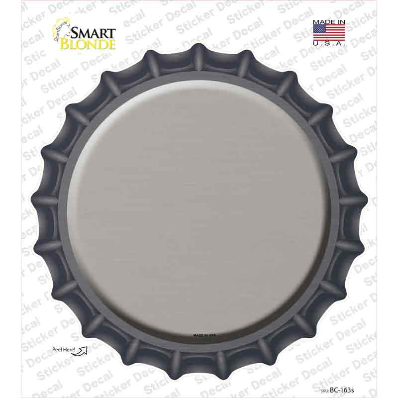 BC-163s-M Tan Novelty Bottle Cap Sticker Decal, Medium