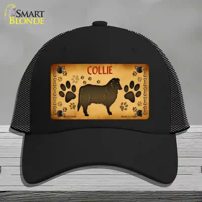 HAT01-MLP-10440 Collie Novelty License Plate Hat, Mesh - Black