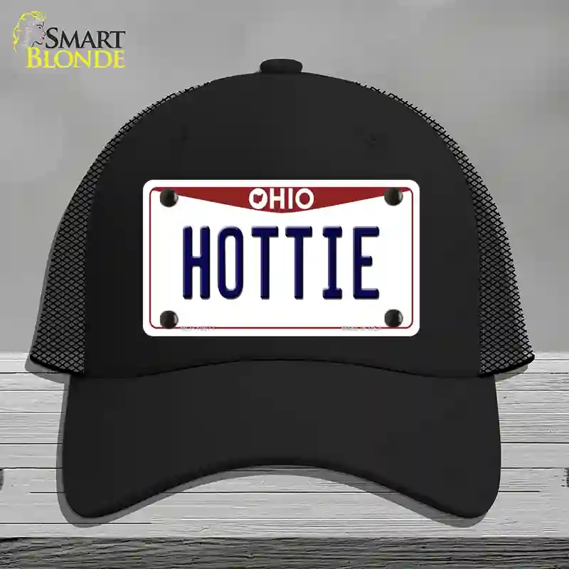 HAT01-MLP-10077 Hottie Ohio Novelty License Plate Hat, Mesh - Black