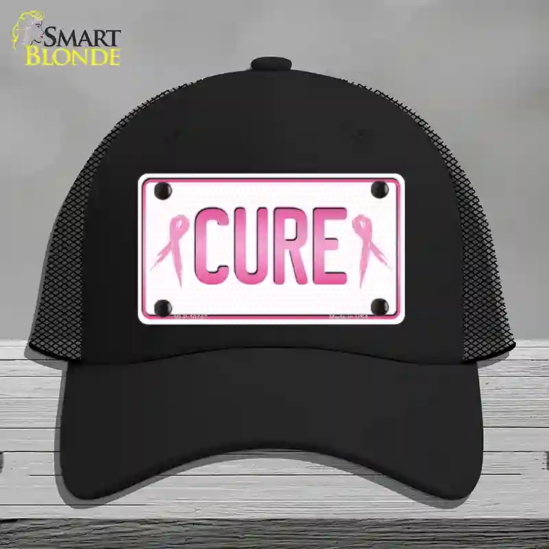 HAT01-MLP-10747 Cure Novelty License Plate Hat Sign, Mesh - Black