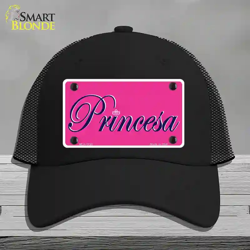 HAT01-MLP-1130 Princesa Novelty License Plate Hat, Mesh - Black