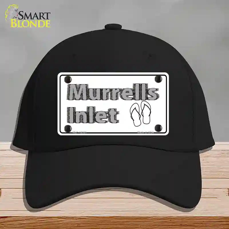 HAT03-MLP-12161 Murrells Inlet SC Novelty License Plate Hat, Cotton - Black