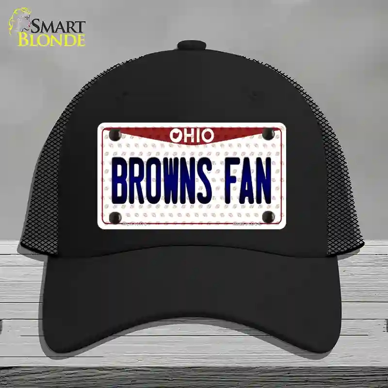 HAT01-MLP-10776 Browns Fan Ohio Novelty License Plate Hat, Mesh - Black