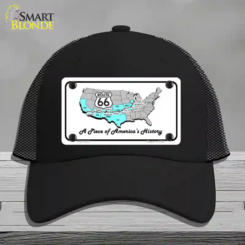 HAT01-MLP-099 A Piece of History Novelty License Plate Hat, Mesh - Black