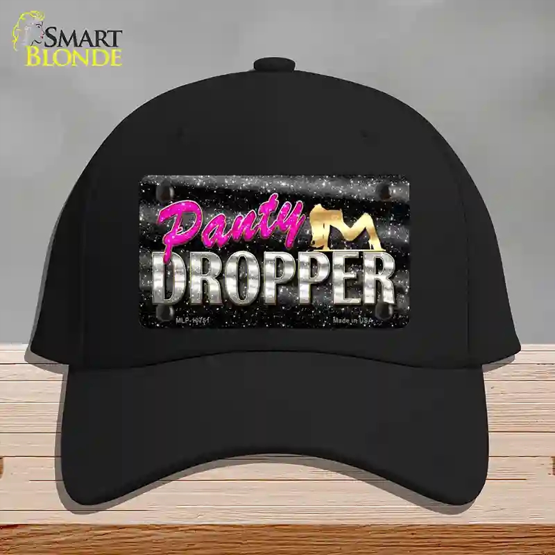 HAT03-MLP-10751 Panty Dropper Novelty License Plate Hat, Cotton - Black