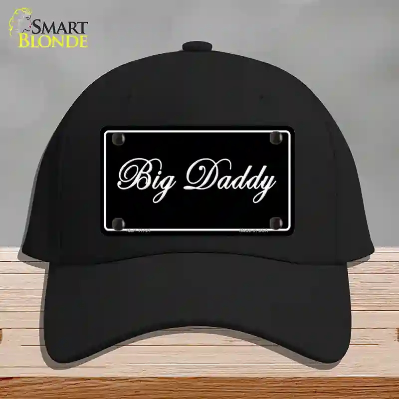 HAT03-MLP-11701 Big Daddy Novelty License Plate Hat, Cotton - Black