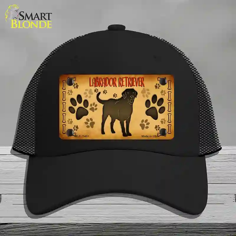 HAT01-MLP-10451 Labrador Retriever Novelty License Plate Hat, Mesh - Black